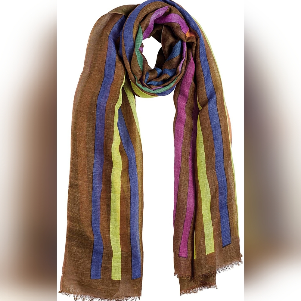 Indigo Paisley Scarf